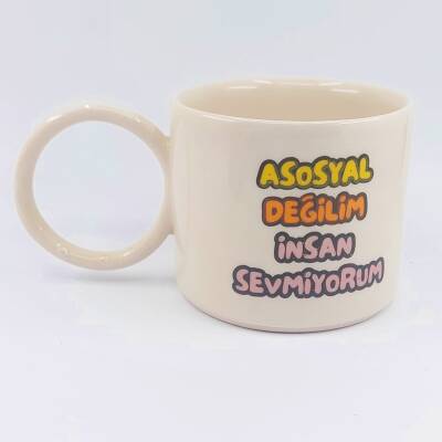 ASOSYAL DEĞİLİM-O KUPA - TRANSPARAN SAP - 1