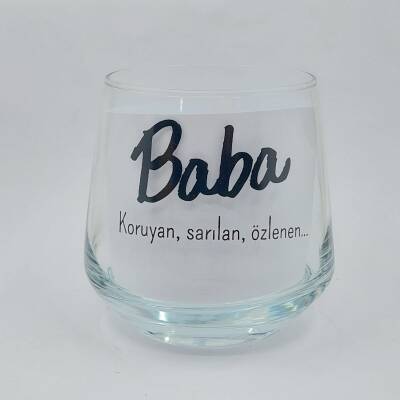 BABA-VİSKİ BARDAĞI - ŞEFFAF - 1