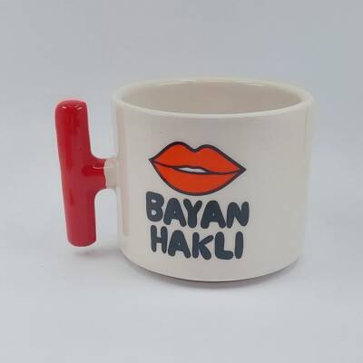 BAYAN HAKLI - T KUPA - KIRMIZI SAP - 1