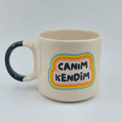 CANIM KENDİM RENKLİ - D KUPA - SİYAH SAP - 1