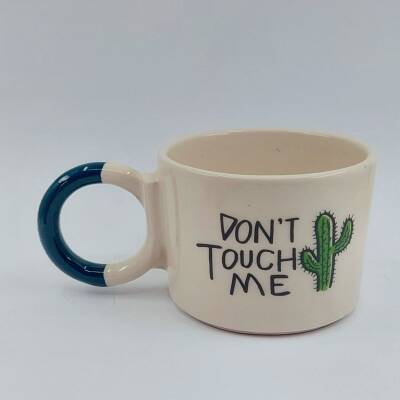 DONT TOUCH ME-DÜĞÜM KUPA - YEŞİL SAP - 1