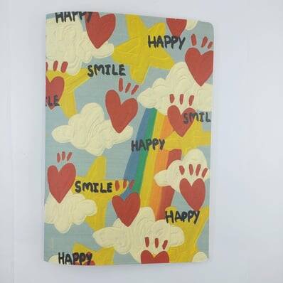 HAPPY SMİLE HEART-DOKULU DEFTER - TEKLİ - 1