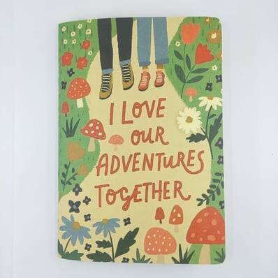 I LOVE OUR ADVENTURES TOGETHER-DOKULU DEFTER - TEKLİ - 1