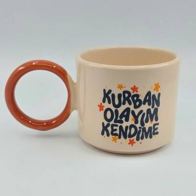 KURBAN OLAYIM KENDİME-O KUPA - KAHVERENGİ SAP - 1