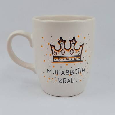 MUHABBETİN KRALI-OVAL KUPA - TRANSPARAN SAP - 1