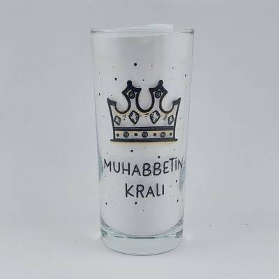 MUHABBETİN KRALI-RAKI BARDAĞI - ŞEFFAF - 1