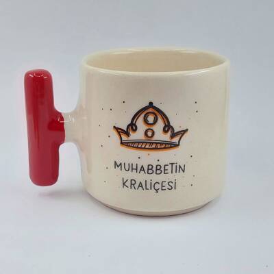 MUHABBETİN KRALİÇESİ-T KUPA - KIRMIZI SAP - 1