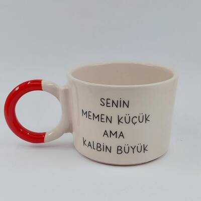 SENİN MEMEN KÜÇÜK-DÜĞÜM KUPA - KIRMIZI SAP - 1