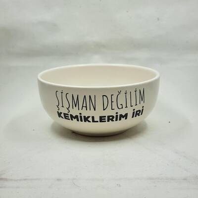 ŞİŞMAN DEĞİLİM KEMİKLERİM İRİ-KASE - TRANSPARAN GÖVDE - 1