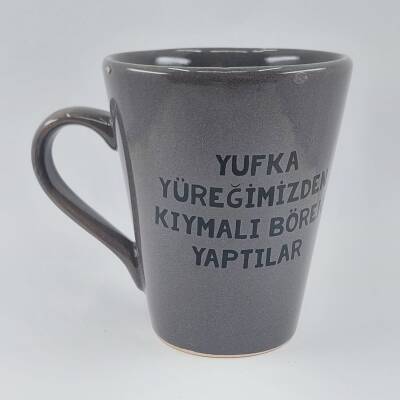 YUFKA YÜREĞİMİZDEN KIYMALI-KAMPANYALI KUPA - UZUN GRİ - 1